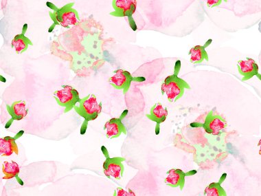 Suluboya Tertemiz Desen 'i Bırakıyor.