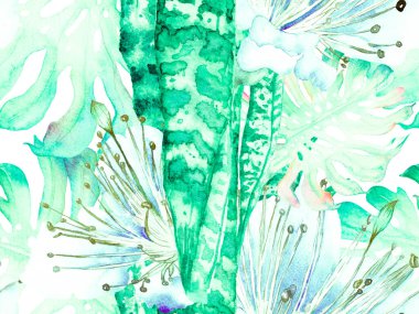 Suluboya Tertemiz Desen 'i Bırakıyor.