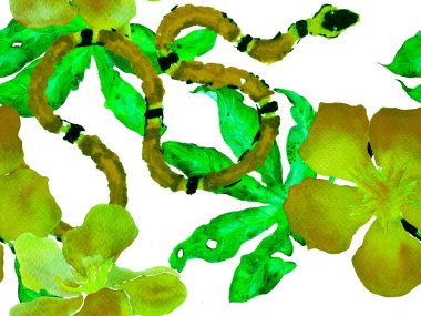 Yılan kusursuz desen.