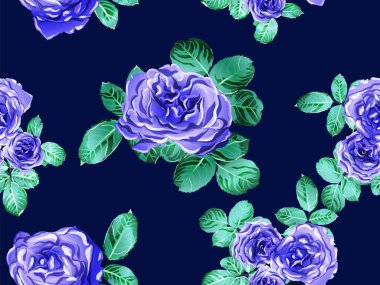 Vektör Gül Arkaplanı.