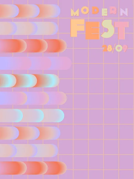 Music festival cover background. — Stockový vektor