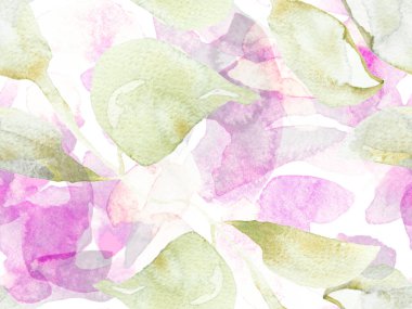 Suluboya Tertemiz Desen 'i Bırakıyor.