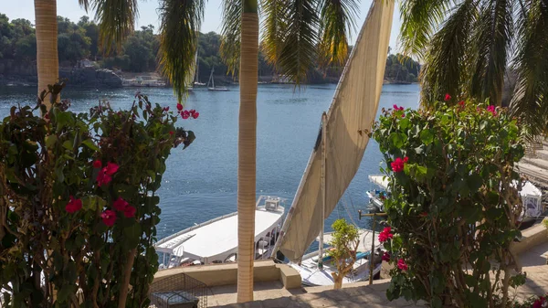 Bonita vista al río Nilo — Foto de Stock