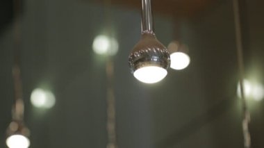 High Tech ışıklık ile yakın çekim yuvarlak hareketi