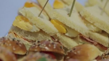 Sebze kanepeler ve aperatifler