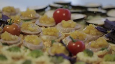 Sebze Snacks orta, odaklanan