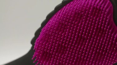 Saç tarağı siyah pembe