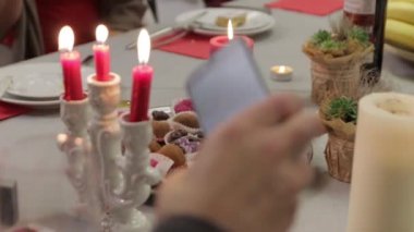 Çikolata bir festival tablo