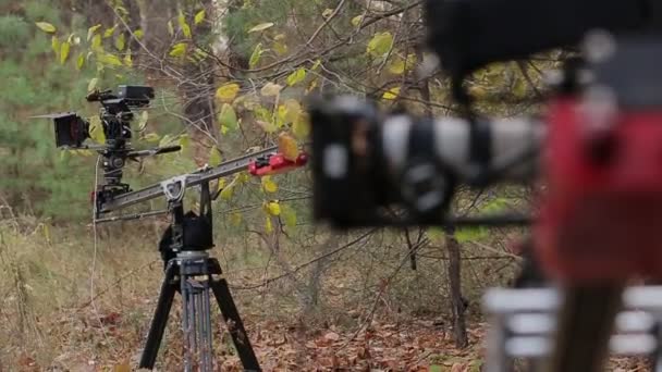Cameras and Shooting Equipment — Stock Video