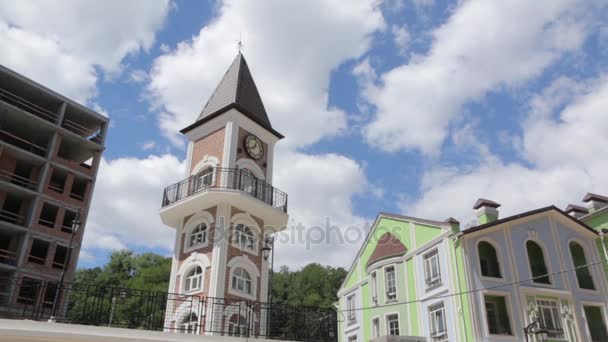 Chapelle avec un ciel en arrière-plan — Video