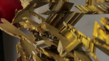 Enkaz antika resim çerçeve