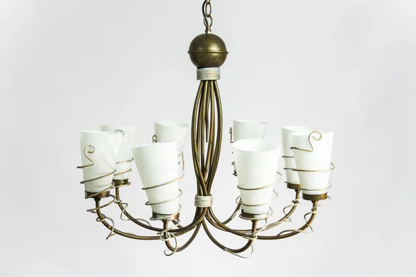 Chandelier Loft Olive White Plafonds