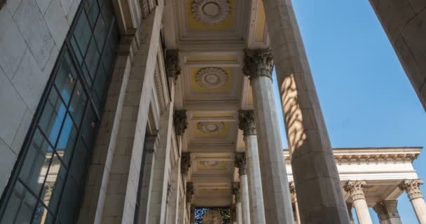 Edificio antiguo lapso de tiempo — Vídeo de stock