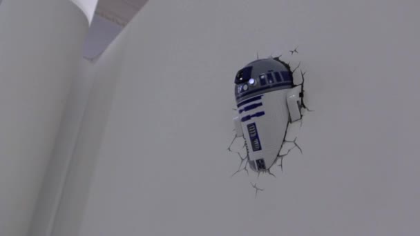 The R2-D2 Star Wars Robot — Stok Video