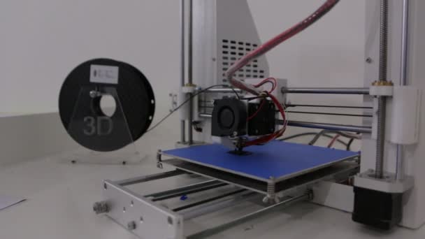 The Printer 3D Printing — Stock Video