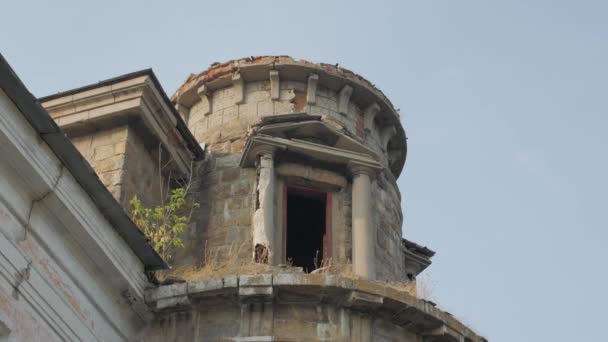 Fortaleza da Torre abandonada — Vídeo de Stock