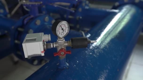 Water Pressure Measure — Stock Video