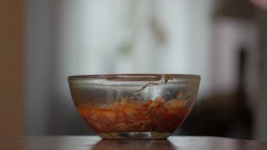 Red Soup Eating