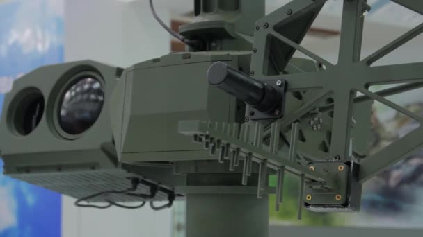 Vojenský detekční systém — Stock video