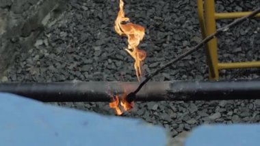 Gaz Boru Hattı Yanığı