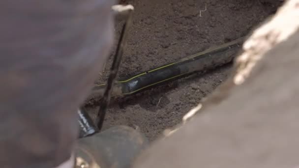 地下水管道漏水 — 图库视频影像