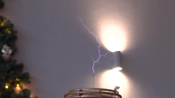 Elektrischer Blitzschlag — Stockvideo