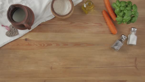 Carrot Table Top — Stockvideo