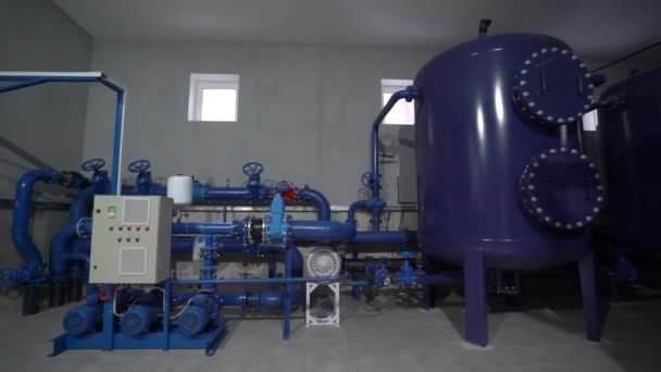 Water Treatment Station — Stock Video