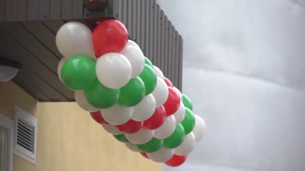 Μπαλόνια διακόσμηση κόμμα — Αρχείο Βίντεο