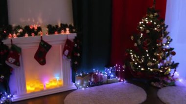 Gece Noel Ağacı Çorapları