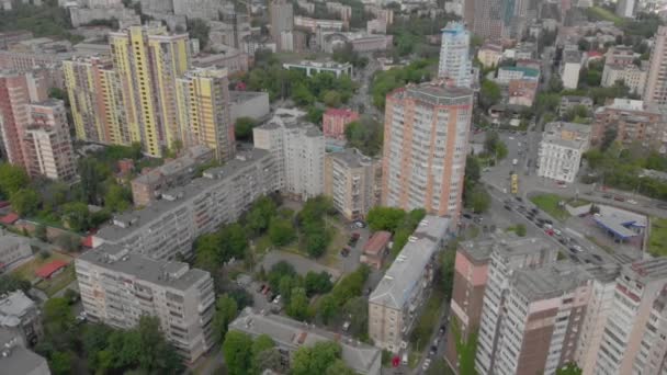 Paisaje urbano Cloudscape Aerial — Vídeo de stock