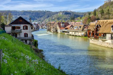 Loue River in Ornans