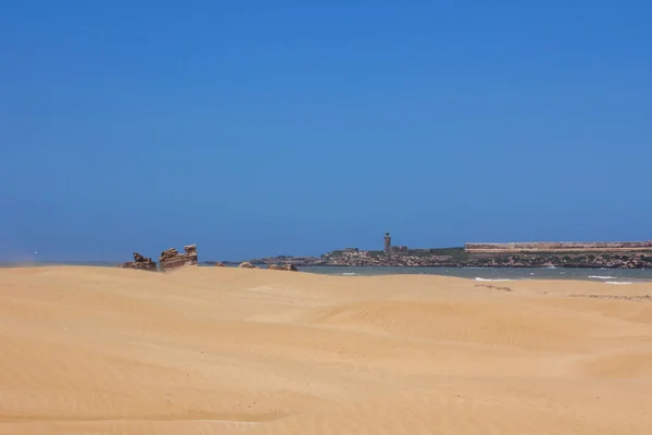 Spiaggia Essaouira Marocco Africa — Foto Stock