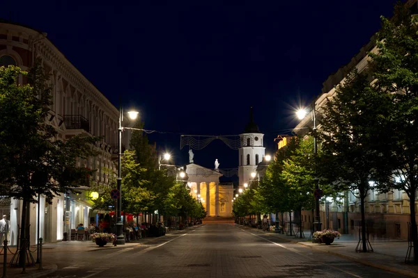 Gedimino prospektas in Vilnius, Lithuania