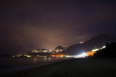 Taormina, Castelmola, Letojanni üzerinde Sicilya, İtalya