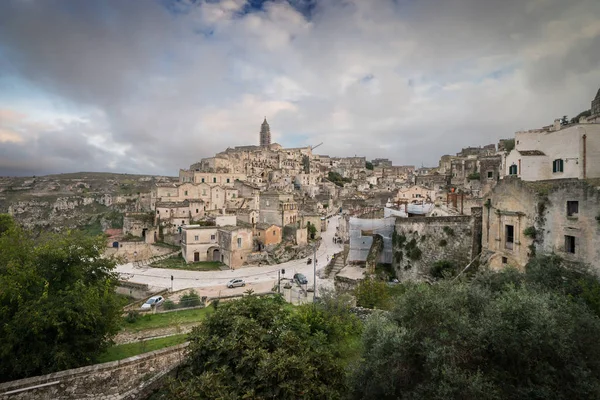 Matera Jeskynní Město Basilicatě Itálie — Stock fotografie