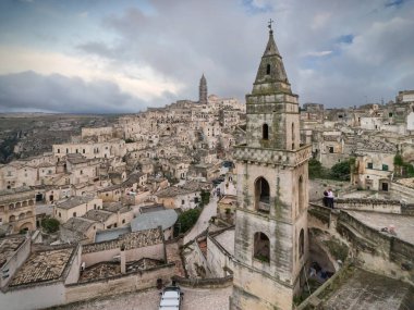 Matera, Basilicata, İtalya'daki mağara kenti