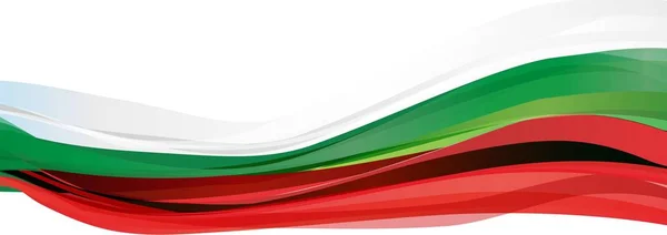 green white red flag of the Republic of Bulgaria