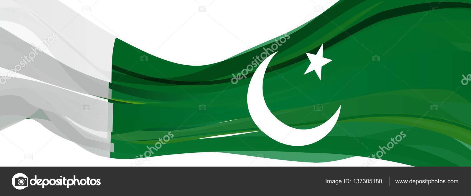 bandera verde y blanca con estrella roja