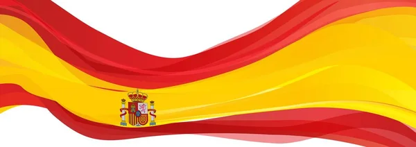 yellow red flag of the Kingdom of Spain