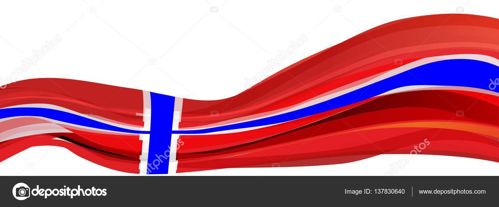 photo Red White And Blue Cross Flag red white and blue cross flag of the kingdom of norway stock photo image by c salivit 137830640