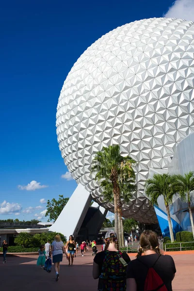 Orlando Usa Noviembre 2019 Parte Del Pabellón Esférico Nave Espacial — Foto de Stock