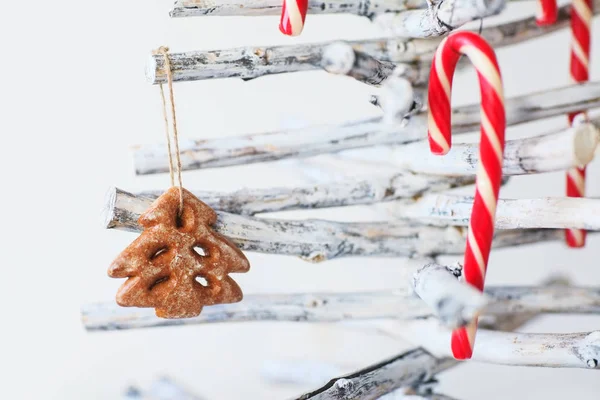 Handmade Christmas tree — Stock Photo, Image