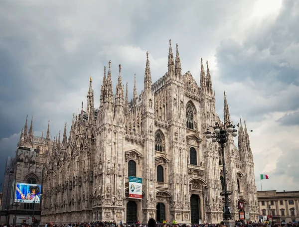 Vista del Duomo di Milano — Foto Stock