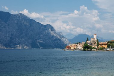 Garda Gölü Malcesine görünümü