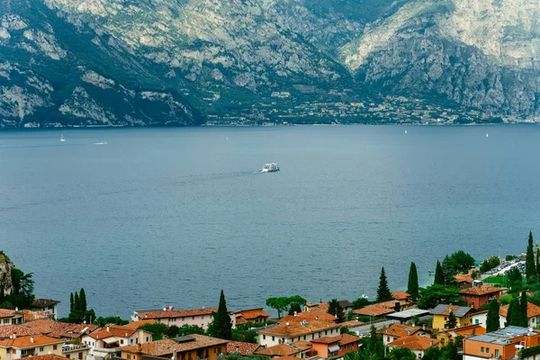 Malcesina no lago garda — Fotografia de Stock