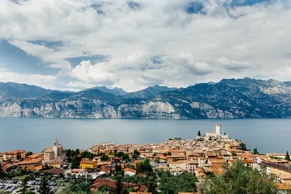 Malcesina no lago garda — Fotografia de Stock