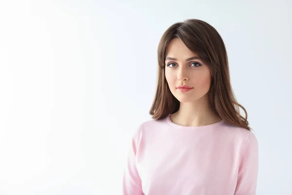 Retrato de mulher bonita — Fotografia de Stock