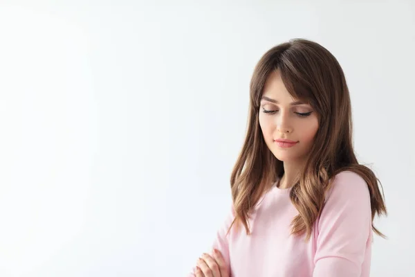 Retrato de mujer hermosa —  Fotos de Stock