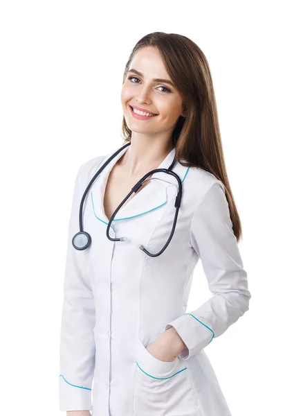 Beautiful smiling female doctor — Stock Photo, Image